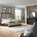 Provence Park - 3 Piece Bedroom Set (King Shelter Bed, Dresser & Mirror) - Brown