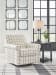 Davinca - Charcoal - Swivel Glider Accent Chair