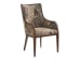 Silverado - Bromley Upholstered Arm Chair - Dark Brown