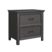 Hampton Kids - 2-Drawer Nightstand With USB - Charcoal
