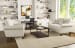Moxy - Fabric Loveseat - Dark Brown