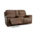 Fenwick - Power Reclining Loveseat With Console & Power Headrests - Cognac