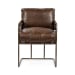 Strapling - Leather Dining Chair - Cocoa Brown