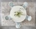 Serenity - Laguna Round Dining Table - Dark Gray / White