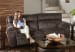 Sedona - Power Lay Flat Reclining Sofa With Power Adjustable Headrest & Lumbar - Smoke