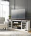 Wystfield - White / Brown - Extra Large TV Stand