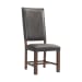 Gramercy - 6 Piece Dining Set-Table, Four Tall Back Chairs And Settee - Chocolate