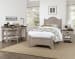 Bungalow Twin Arch Storage Bed Finish Shown - Dover Grey/Folkstone (Two Tone)