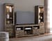 Trinell - 3 Pc. - Entertainment Center - 63" TV Stand - Brown