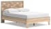 Battelle - Tan - Full Panel Platform Bed