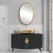 Mirror - Lightly Antiqued Gold