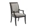 Brentwood - Kathryn Upholstered Arm Chair - Dark Brown - Fabric