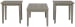 Loratti - Gray - Occasional Table Set (3/cn)
