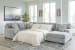 Pembrey - Pewter - 3-Piece Sleeper Sectional