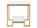 Metal Designs - Bonaire Square End Table - White