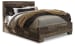 Derekson - Multi Gray - Queen Panel Bed With 2 Under Bed Storage Drawers
