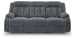 Observation - Steel - Reclining Power Sofa With Drop Down Table