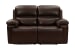 Sedrick - Console Loveseat-Wall Prox. Recliner With Power And Power Headrest - Dark Brown