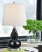 Makana - Navy - Glass Table Lamp 