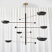 Swinger - 6 Light Pendant - Black