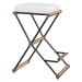 X Marks The Spot - Counter Stool - Black / Gold / White