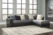 Jacurso - Charcoal - Left Arm Facing Sofa, Right Arm Facing Corner Chaise Sectional