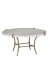 Adelaide - Round Coffee Table - Gray