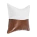 Villa Classics - Canyon Pillow 20' x 20' - Ivory/Kona Brown