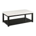Marcello - Rectangular Coffee Table With Casters - White