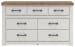 Savonport - Seven Drawer Dresser - White / Brown