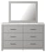 Cottenburg - Light Gray/White - 4 Pc. - Dresser, Mirror, King Panel Bed