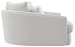Matty - Round Accent Cuddle Chaise - White