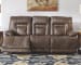 Wurstrow - Umber - 2 Pc. - Power Reclining Sofa with Adjustable Headrest, Power Reclining Loveseat with CON/Adjustable HDRST