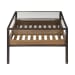 Neith - Metal Drum Accent Table - Dark Brown