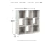 Paxberry - Whitewash - Nine Cube Organizer