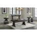 Stone - 2 Piece Occasional Set, Coffee & End Table - Dark Walnut