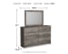 Ralinksi - Dresser, Mirror - Gray