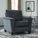 Abinger - Smoke - 2 Pc. - Chair With Ottoman