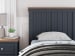 Landocken - Brown / Blue - Twin Panel Headboard