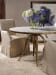Signature Designs - Crystal Stone Round Dining Table - Yellow