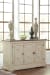 Bolanburg - Beige - 11 Pc. - Counter Table, 6 Barstools, Server, 3 Cabinets