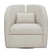 Vega - Ecru Swivel Chair - White