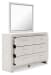 Altyra - White - 7 Pc. - Dresser, Mirror, Queen Panel Bed, 2 Nightstands