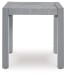 Hurley Park - Gray - Square End Table