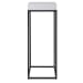 Gambia - Marble Plant Stand - White & Black