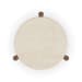 Verona - Accent Table - Beige / Dark Brown