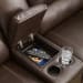 Dunleith - Chocolate - 7-Piece Power Reclining Sectional With 2 Storage Consoles
