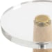 Niari - Travertine Drink Table - Light Brown