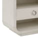 Brighton - Stone Top Accent Nightstand With Storage Drawer And USB Port - White