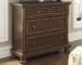 Flynnter - Medium Brown - 8 Pc. - Dresser, Mirror, Media Chest, Chest, Queen Sleigh Bed with 2 Storage Drawers, Nightstand